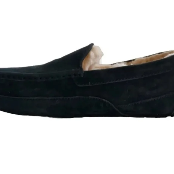 UGG Men's Blue Suede Moccasin Slipper Shoe Size 12